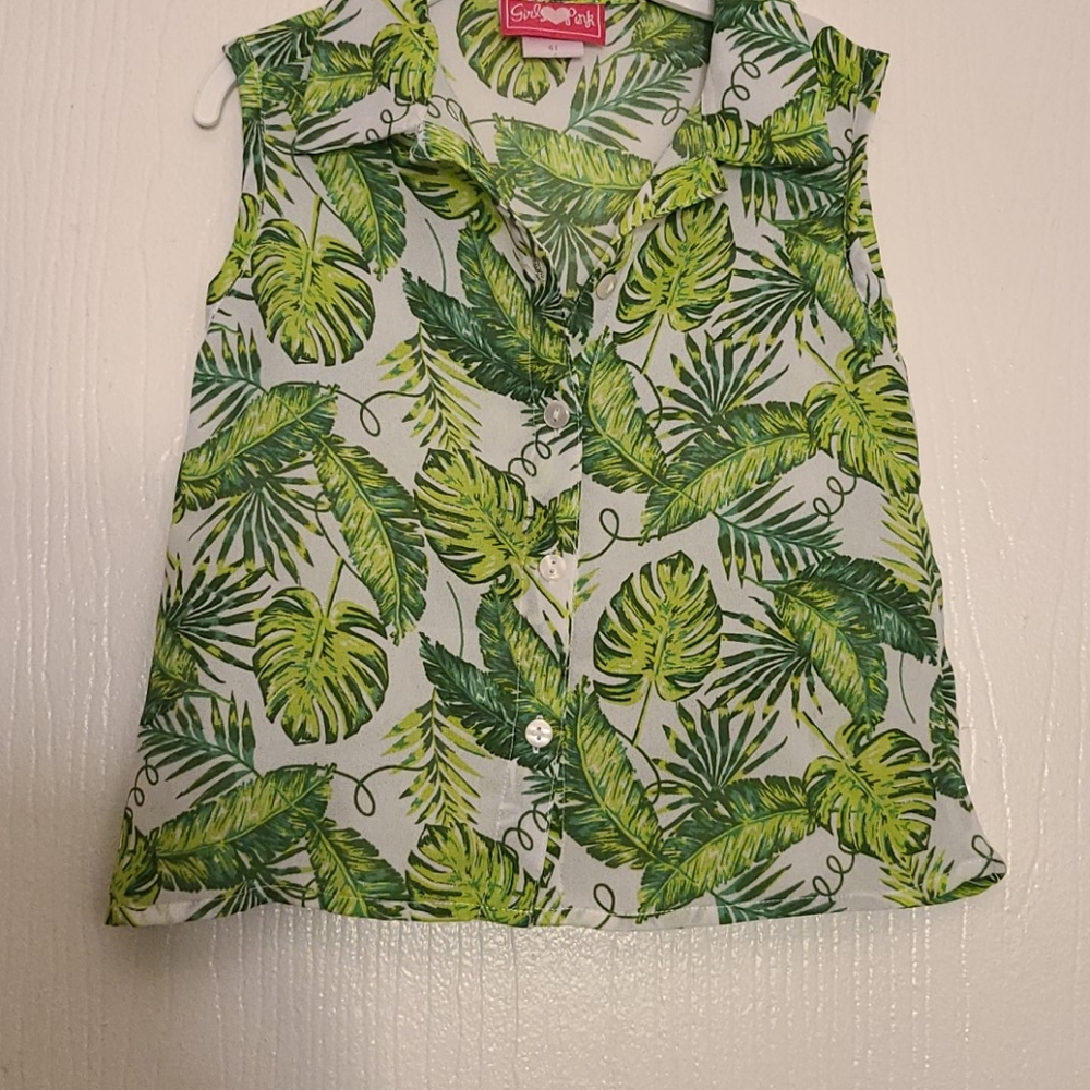 Girls sleeveless top